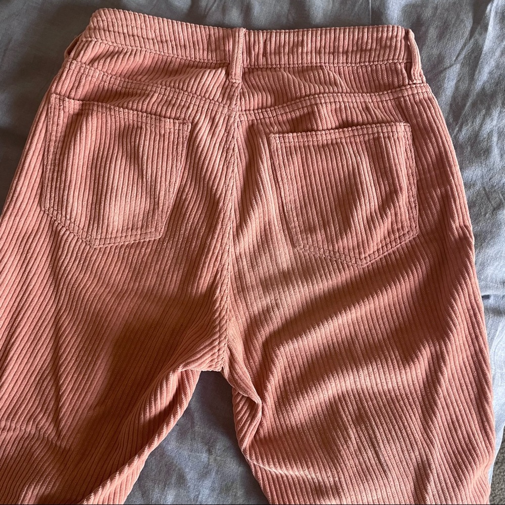 Pink corduroy pants